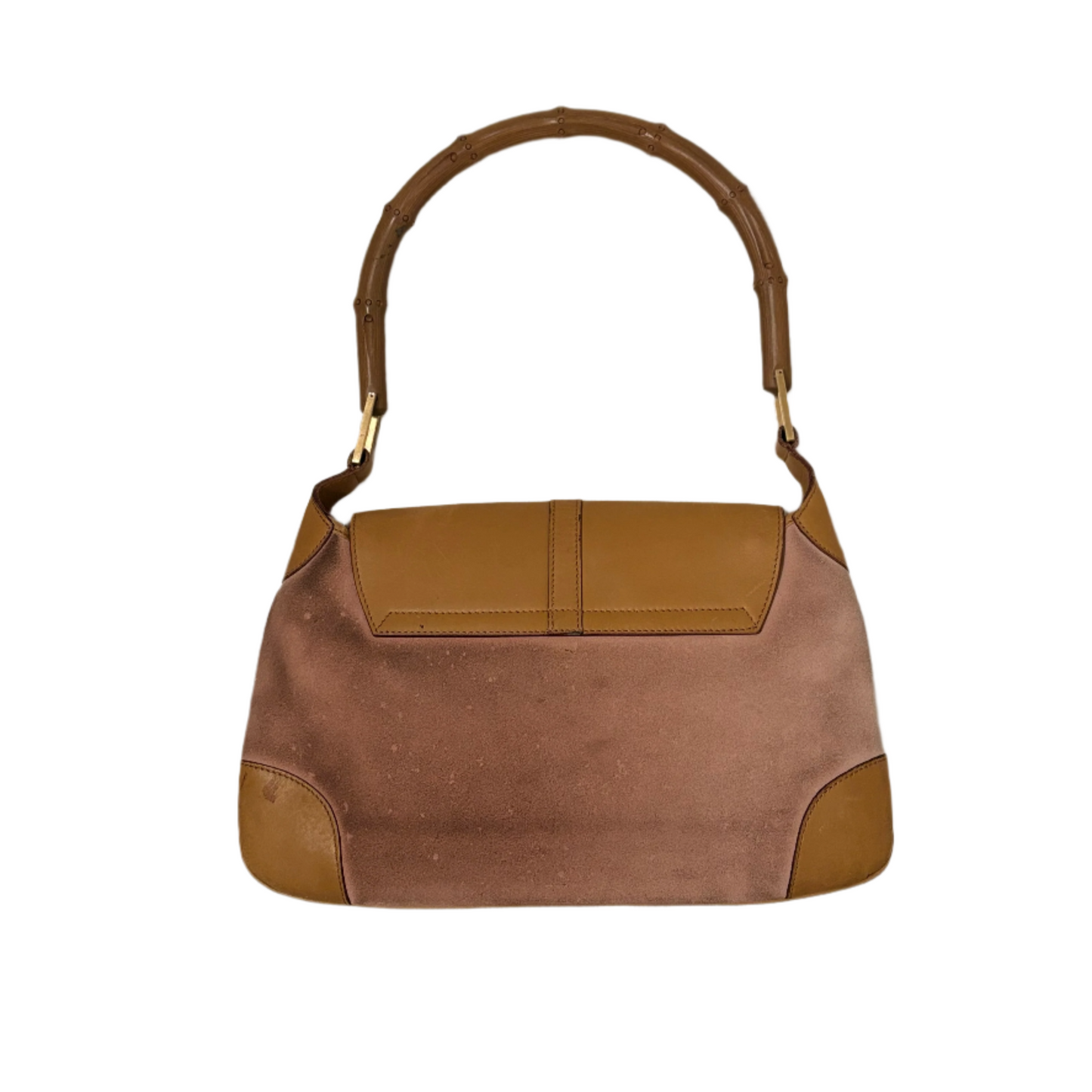 Gucci Bamboo Pink Suede Jackie Bag