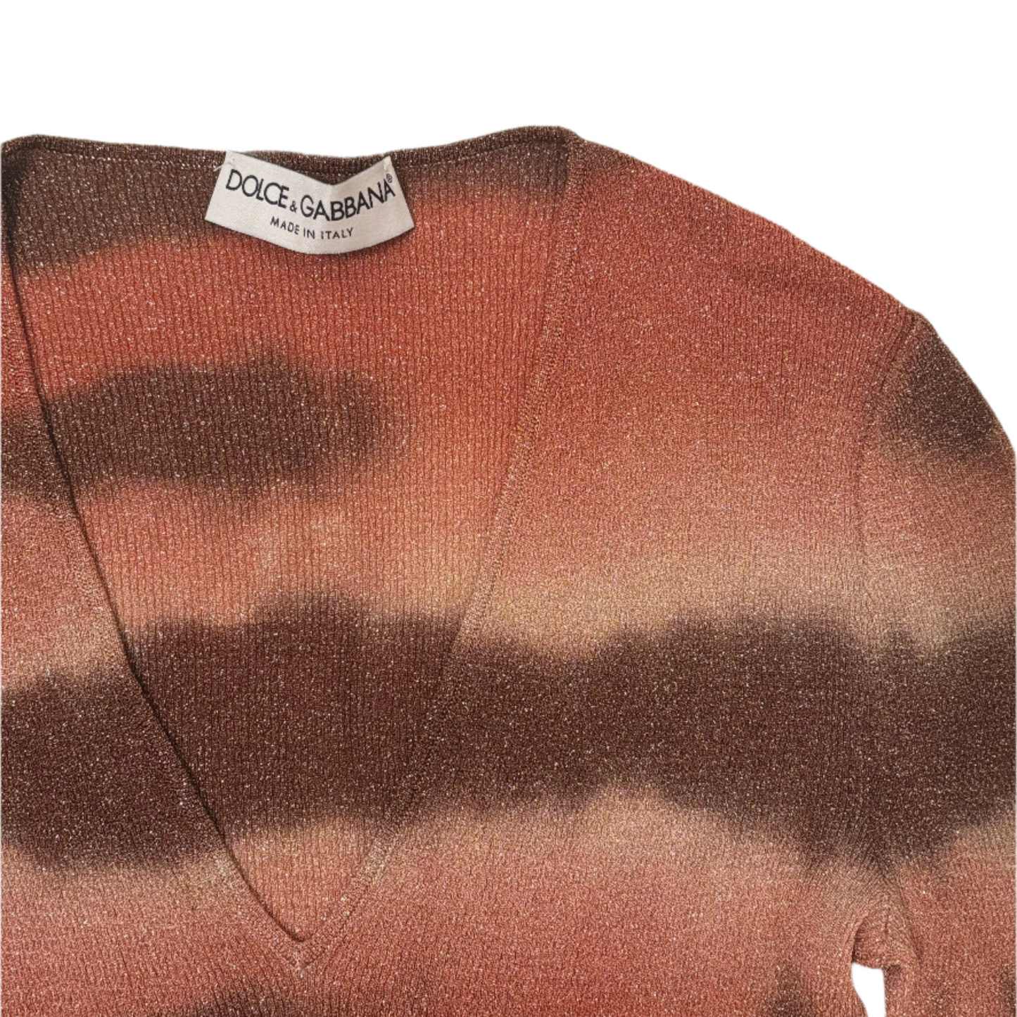 Dolce & Gabbana Striped Knit Long Sleeve