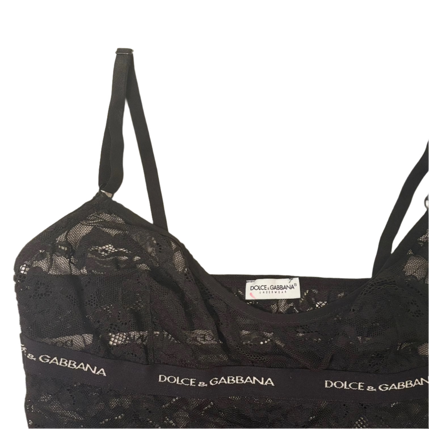 Dolce & Gabbana Black Lace Tank
