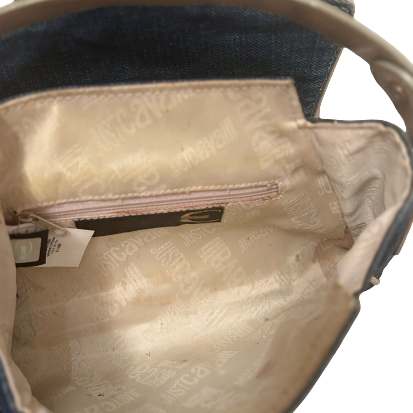 Just Cavalli Denim Shoulder Bag