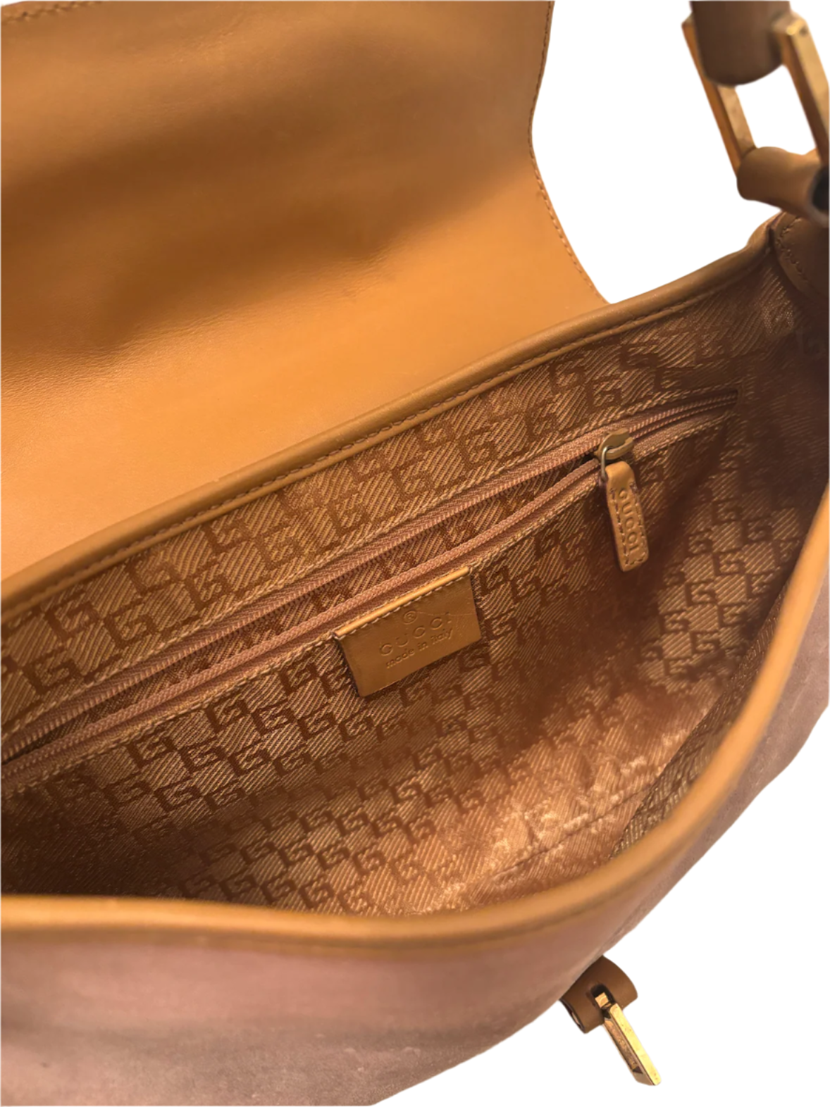 Gucci Bamboo Pink Suede Jackie Bag
