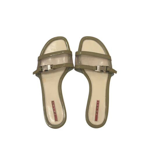 Prada Buckle Kitten Heels